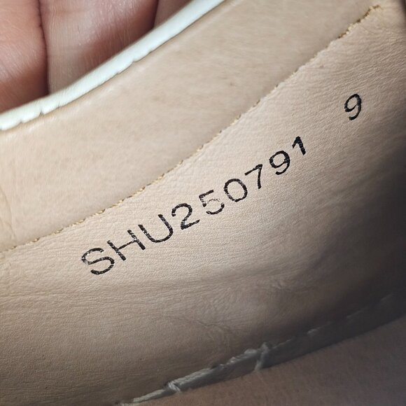 J Jill Tessa Genuine Leather Lightweight Lace Up Sneakers 9 White - Picture 10 of 10